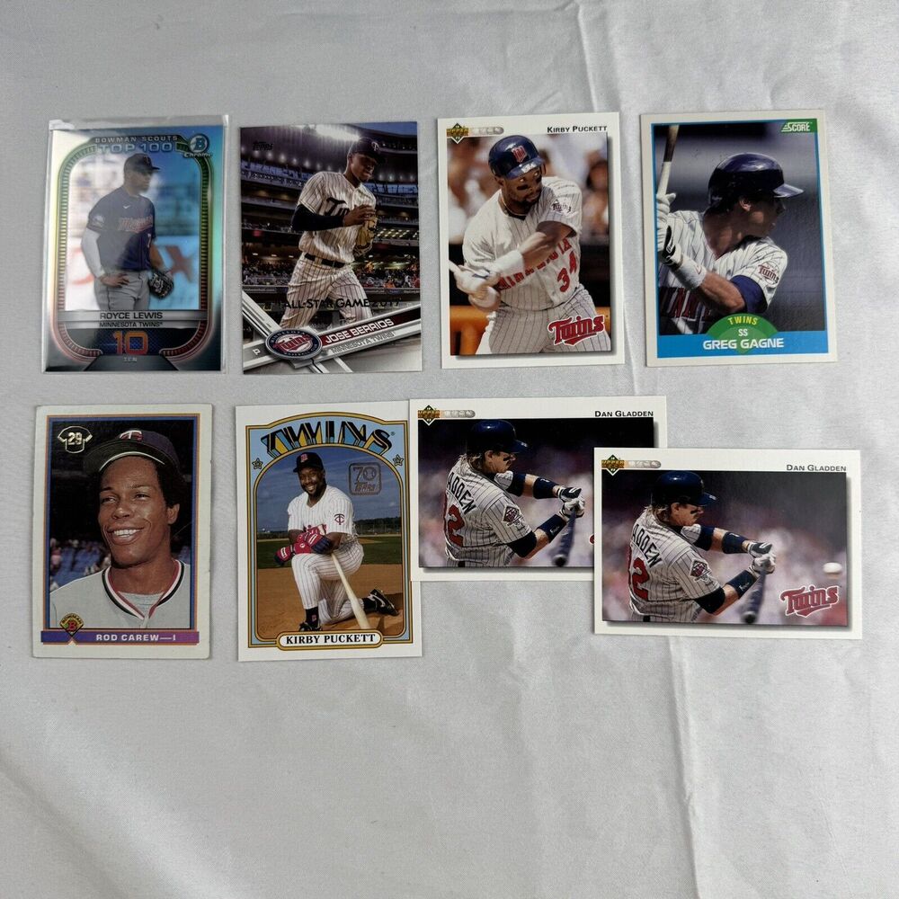 67 Minnesota Twins NM Cards Lot Hand Picked All Stars Parallels Chrome Topps HOF - Picture 2 of 9